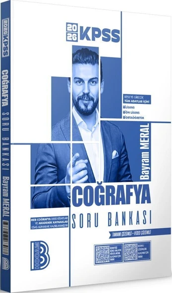 2026 KPSS Coğrafya Tamamı Çözümlü Soru Bankası Benim Hocam ürün görseli 1