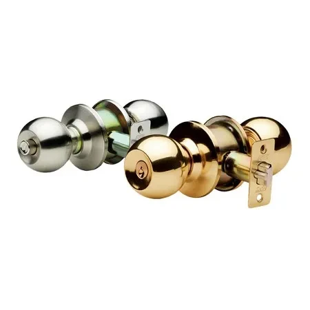 Amerikan Kapı İçin - Topuzlu Otel Tipi Kilit - Saten ürün görseli 1