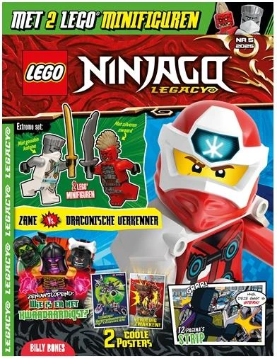 Lego Ninjago Legacy Aylık Dergi  2025/5 - Almanca (Metal Kutu 2 Figür) ürün görseli 1