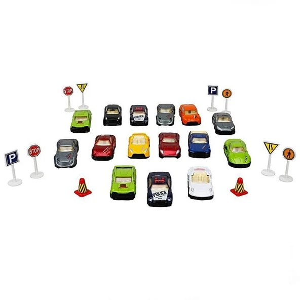 Maxx Wheels 15 Parça Metal Araba Seti ürün görseli