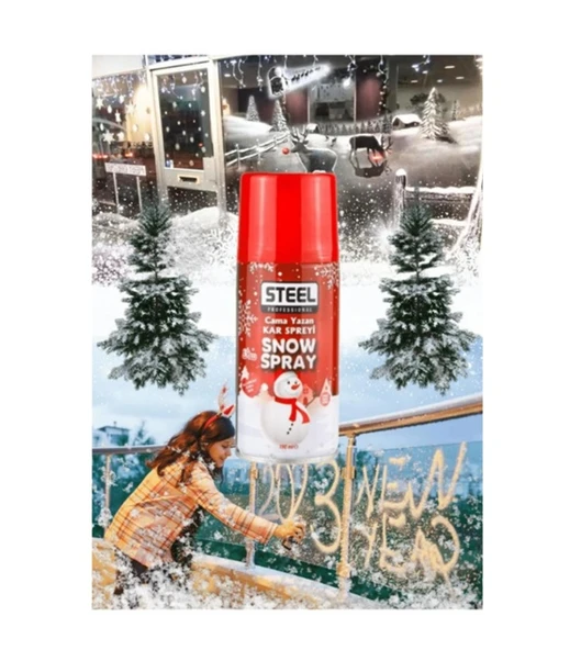 Steel Kar Spreyi Cama Yazan Kalıcı 150Ml - 3 adet ürün görseli 1