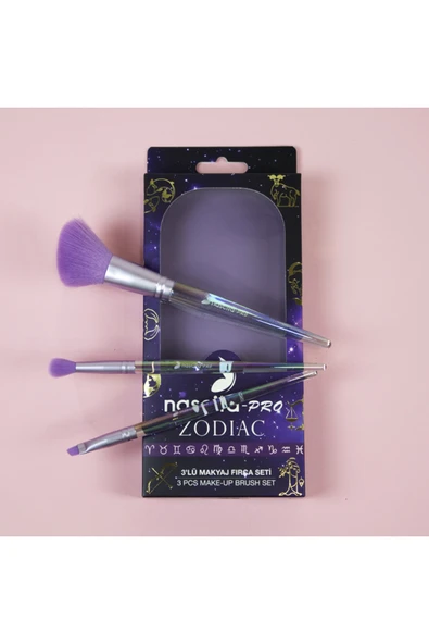 Nascita Zodiac 3'lü Makyaj Fırça Seti ürün görseli 1