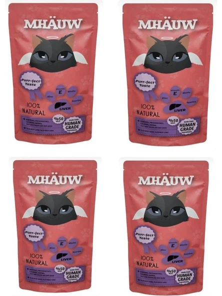 4 Adet Mhauw Ciğerli Kedi Ödülü 80gr Skt:05/2027 ürün görseli 1