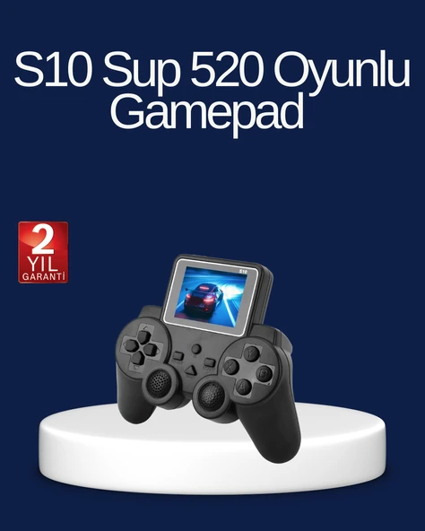 2025 S10 Gamepad 520 Klasik Retro Oyunlu TV Bağlantılı A Kalite Orijinal ürün görseli 1