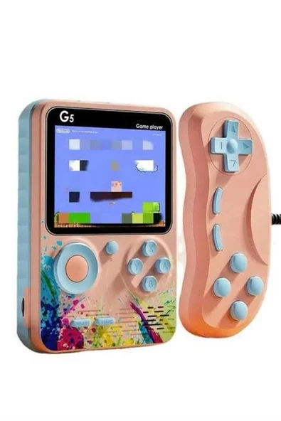 Game Box Mini 500 Adet Retro Oyun Taşınabilir Oyun Konsolu - Resim 4