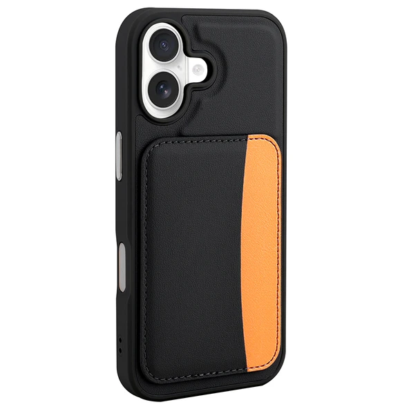 iPhone 17 Kılıf Kartlıklı X-Kart Silikon Kapak ürün görseli 1