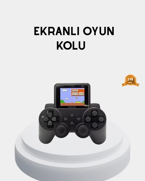 Atari S10 Retro Oyun Konsolu – 520 Nostaljik Oyun TV Bağlantılı Şarjlı ve Taşınabilir ürün görseli 1