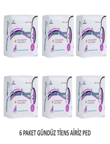 TİENS AİRİZ GÜNDÜZ PED (10'LU PED)  6 PAKET ürün görseli 1