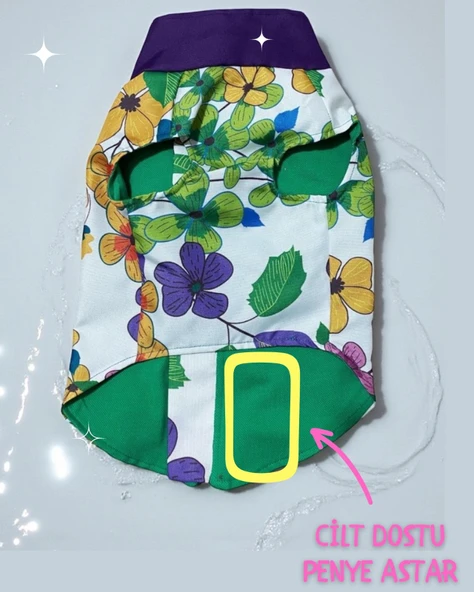 Flora Rain Küçük Köpek Yağmurluk Ceket - Resim 5