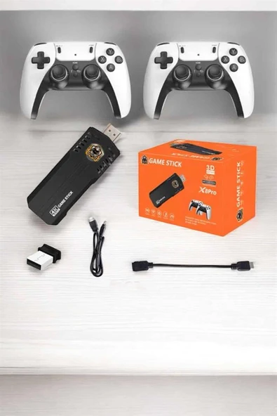 Game Stick Retro 8K ULTRA HD Video Oyun Konsolu Android Tv Özelliği - Resim 5