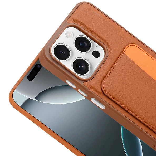 Xiaomi Redmi 15C Kılıf Kartlıklı X-Kart Silikon Kapak - Resim 12