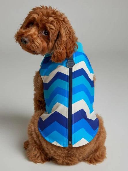 Surf Rain Küçük Köpek Yağmurluk Ceket ürün görseli 1