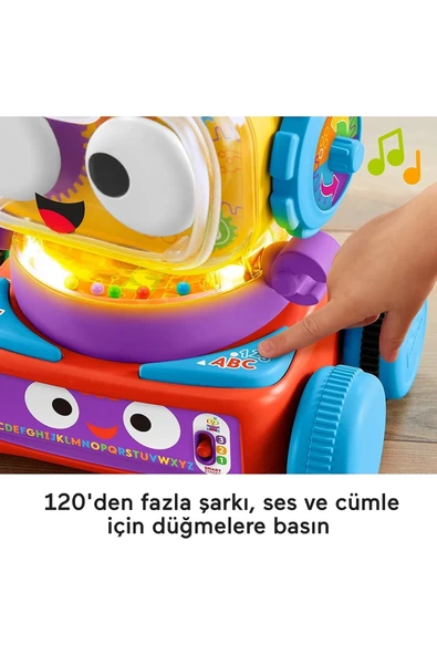 FISHER PRICE 4'ü 1 Arada Eğlenceli Robot (türkçe-ingilizce) - Resim 3