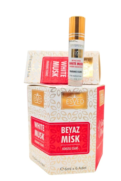 Beyaz Misk Kokusu 6 Ml Alkolsüz Parfüm Hediyelik Kutuda - Resim 4