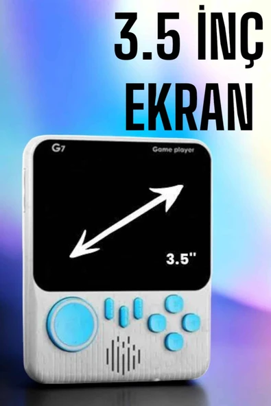 El Atarisi 3.5 inç Ekran Çift Konsol 666 Adet Retro Oyun Gamepad - Resim 5