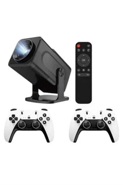 Retro Video Oyunu Konsolu Android Tv El Oyun Konsolu WIFI Taşınabilir Projeksiyon Cihazı - Resim 3