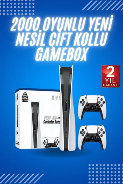 4K HD Klasik Retro Game Box 3000 Oyunlu Çift Kollu Çift Kişilik Oyun Konsolu ürün görseli 1
