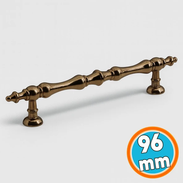 Mobilya Çekmece Mutfak Dolabı Dolap Kulpları Kulbu Kulpu Bronz Metal Kulp 96 mm - 9.6 cm ürün görseli 1