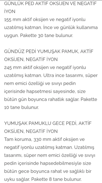 TİENS AİRİZ GÜNDÜZ PED (10'LU PED)  6 PAKET - Resim 3