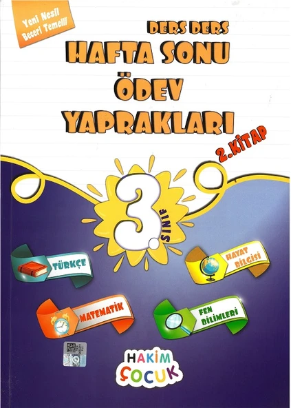 3.Sınıf Ders Ders Hafta Sonu Ödev Yaprakları + Değerlendirme Testleri - Resim 4