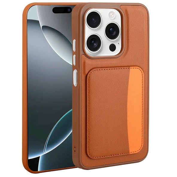 Xiaomi Redmi 15C Kılıf Kartlıklı X-Kart Silikon Kapak - Resim 7