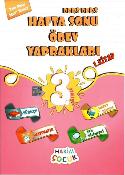 3.Sınıf Ders Ders Hafta Sonu Ödev Yaprakları + Değerlendirme Testleri - Resim 3