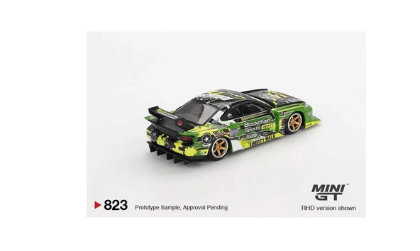 Mini GT 823 Nissan LB-Super Silhouette S15 SILVIA V2 2024 Formula Drift Japan 1/64 Model Araba - Resim 2