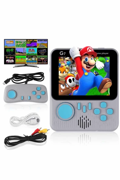Çift Konsol 666 Adet Retro Oyun El Atarisi Taşınabilir 3.5 İnç Ekran ürün görseli 1