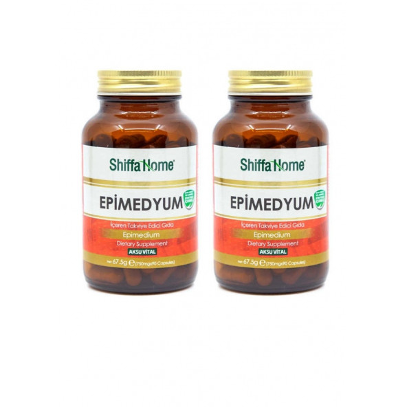 Epimedium 60 kapsül x 2 paket