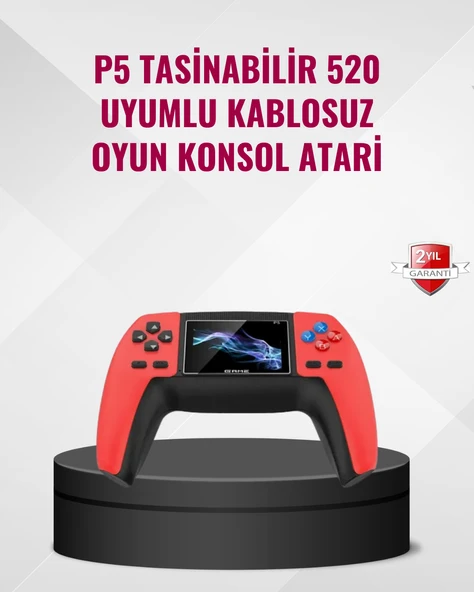 P5 Retro GamePad 520 Oyunlu Taşınabilir Oyun Konsolu ürün görseli 1