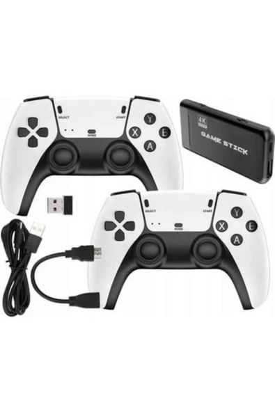 20.000 Oyunlu Kablosuz Çift Kol Retro Oyunlar Çift Kollu Game Stick - Resim 5