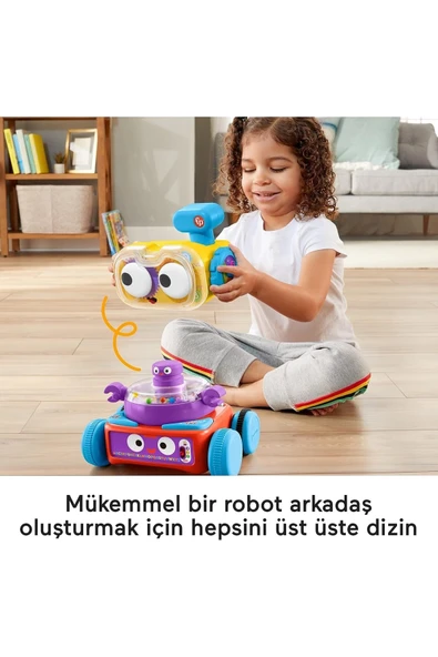 FISHER PRICE 4'ü 1 Arada Eğlenceli Robot (türkçe-ingilizce) - Resim 4