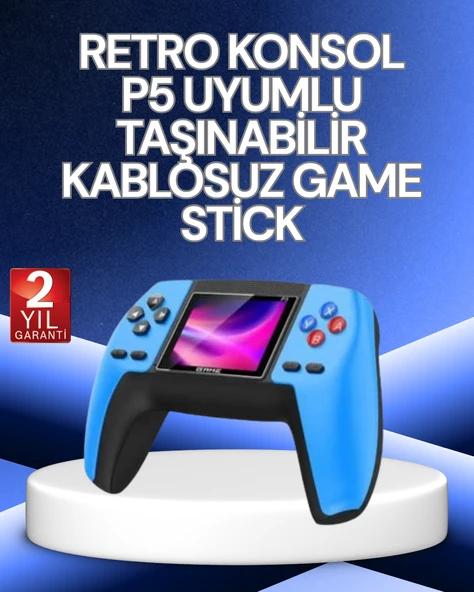 P5 Retro GamePad | 520 Klasik Oyunlu Mini Oyun Konsolu ürün görseli 1