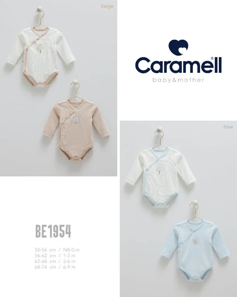 Caramell %100 Pamuk Hello Forest 2'li Bebek Body CRML.BE1954 - Resim 6