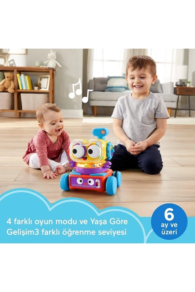 FISHER PRICE 4'ü 1 Arada Eğlenceli Robot (türkçe-ingilizce) - Resim 2