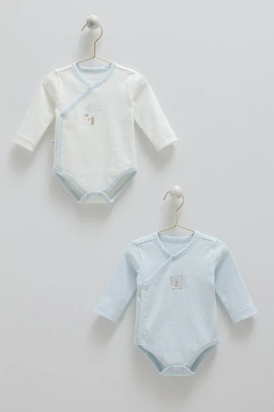 Caramell %100 Pamuk Hello Forest 2'li Bebek Body CRML.BE1954 - Resim 4