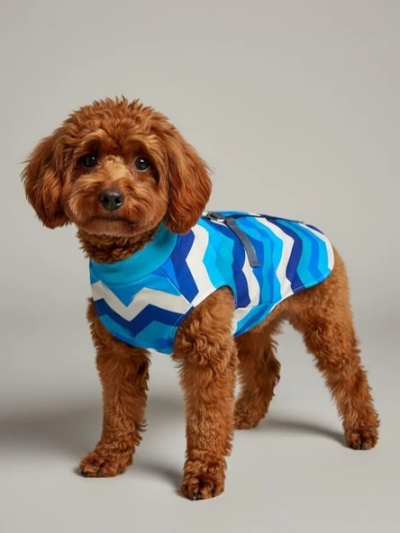 Surf Rain Küçük Köpek Yağmurluk Ceket - Resim 5