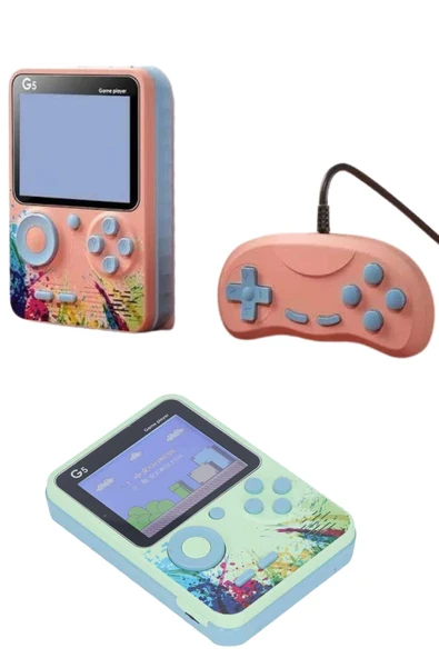 3.5 İnç Klasik Retro LCD Ekran 500 Oyunlu Oyun Konsolu Taşınabilir - Resim 3