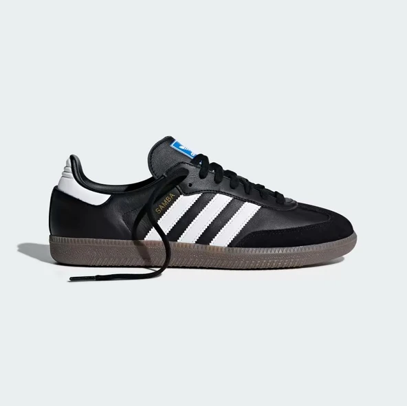 Adidas Samba OG B75807 Siyah-Beyaz Erkek Sneaker - Resim 6