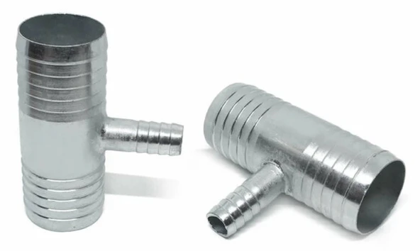 Metal Orantılı Hortum Te Eki Bağlantısı 12mm - 10mm - 12mm - Resim 4