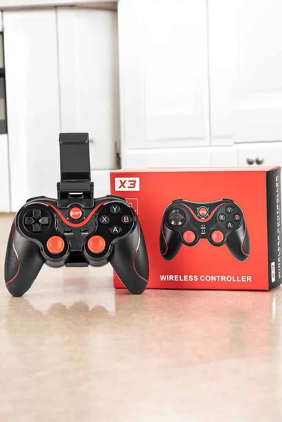 Game Stick Android Uyumlu Gamepad X3 Standlı Oyun Kolu Bluetooth Bağlantılı - Resim 5