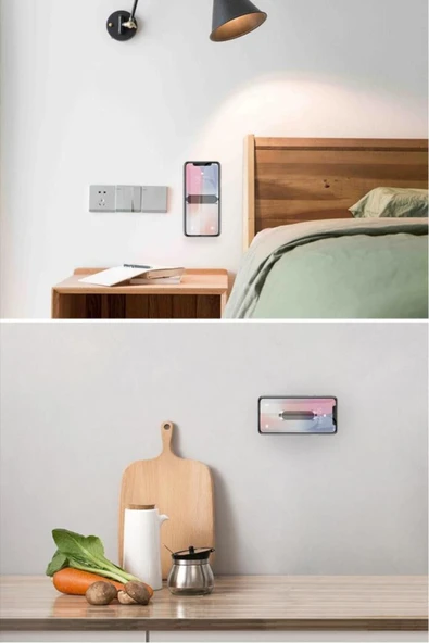 JX-007 Gümüş Çok Amaçlı Magnetic Car Holder Araç İçi Telefon Tutucu - Resim 5