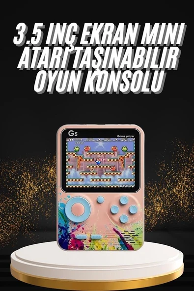 Televizyona Bağlanan Çift Joystick Taşınabilir Klasik Retro Oyunlu - Resim 2