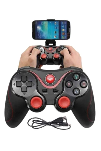 Joystik Gamepad Bluetooth Telefon Tutucu Oyun Kolu Telefon Android Uyumlu - Resim 3