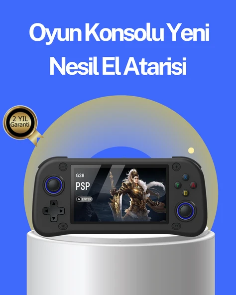 4.3” HD Ekranlı El Konsolu 64GB Hafıza Kartı ve 10000 Yüklü Oyun ürün görseli 1