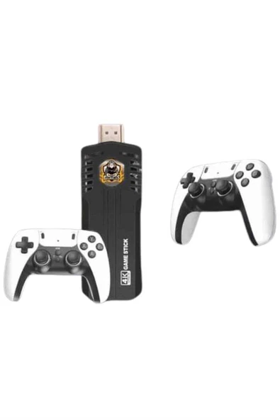 4k Kablosuz Çift Kol Retro Oyunlar 20000 Oyunlu Atari ürün görseli 1