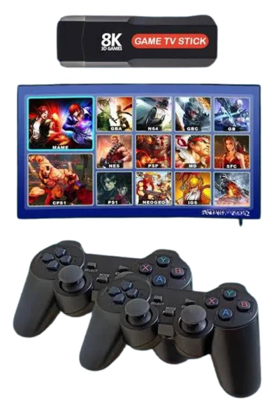 8K Ultra HD Game Box 36500 Oyunlu Game Stick Oyun Konsolu - Resim 5