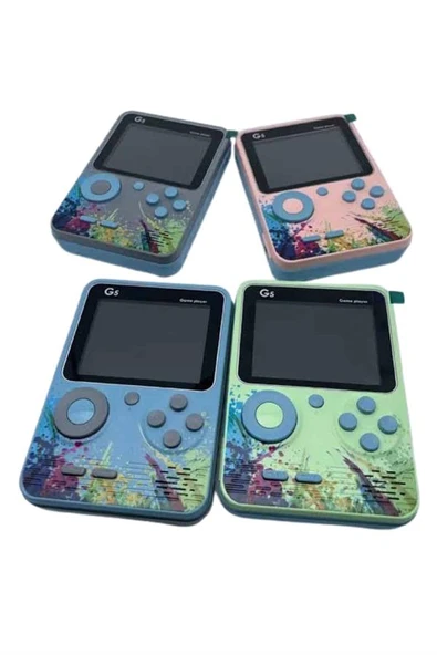 Game Box Oyun Konsolu 500 Retro Oyunlu Mini Taşınabilir 3 İnç - Resim 3