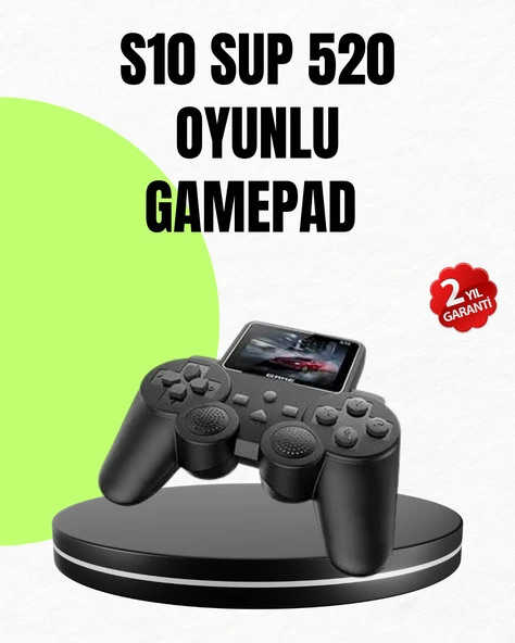 Orijinal 2025 S10 Gamepad 520 Oyunlu HDMI TV Bağlantılı A Kalite Atari ürün görseli 1
