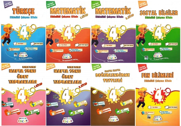 4.Sınıf Yeni Nesil Beceri Temelli Etkinlikli Hakim Set (8 Kitap) - Resim 5